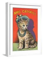 Mrs. Catskill, Greetings from Catskill Mts., NY-null-Framed Art Print