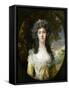 Mrs. Charles Hatchett-Thomas Gainsborough-Framed Stretched Canvas