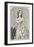 Mrs Charles Young as Julia, in the Hunchback-null-Framed Giclee Print