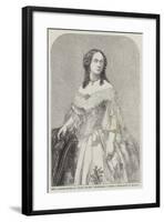 Mrs Charles Young as Julia, in the Hunchback-null-Framed Giclee Print