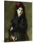 Mrs. Chase in Spanish Costume-William Merritt Chase-Stretched Canvas