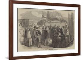 Mrs Chisholm's Departure for Australia-null-Framed Giclee Print