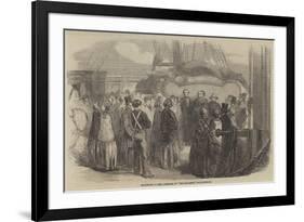 Mrs Chisholm's Departure for Australia-null-Framed Giclee Print