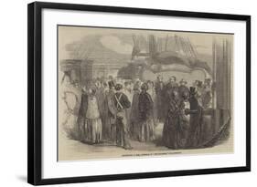 Mrs Chisholm's Departure for Australia-null-Framed Giclee Print