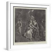 Mrs Cibber as Cordelia in Nahum Tate's Added Scene of King Lear-Pieter van Bleeck-Framed Giclee Print