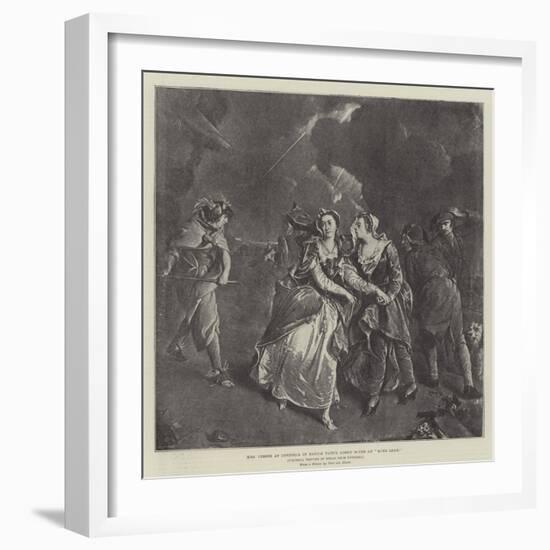 Mrs Cibber as Cordelia in Nahum Tate's Added Scene of King Lear-Pieter van Bleeck-Framed Giclee Print