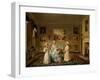 Mrs. Congreve and Her Children in Their London Drawing Room, 1782-Philip Reinagle-Framed Giclee Print