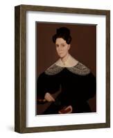 Mrs. Cox, circa 1836-Ammi Phillips-Framed Giclee Print