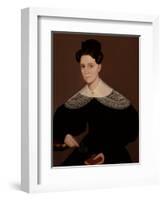 Mrs. Cox, circa 1836-Ammi Phillips-Framed Giclee Print