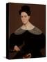 Mrs. Cox, circa 1836-Ammi Phillips-Stretched Canvas
