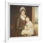 Mrs. Daniel Truman and Child, C.1798-1810-Reuben Moulthrop-Framed Giclee Print