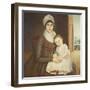 Mrs. Daniel Truman and Child, C.1798-1810-Reuben Moulthrop-Framed Giclee Print