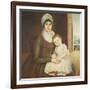 Mrs. Daniel Truman and Child, C.1798-1810-Reuben Moulthrop-Framed Giclee Print