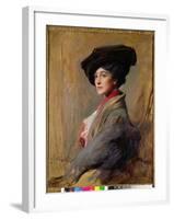 Mrs David Beatty, Later the Countess Beatty-Philip Alexius De Laszlo-Framed Giclee Print