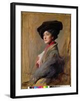 Mrs David Beatty, Later the Countess Beatty-Philip Alexius De Laszlo-Framed Giclee Print