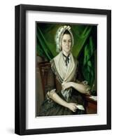 Mrs. David Coats, C.1775-Christian Gullager-Framed Giclee Print