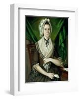 Mrs. David Coats, C.1775-Christian Gullager-Framed Giclee Print