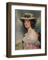 'Mrs. Davies Davenport', 1782-1784-George Romney-Framed Giclee Print