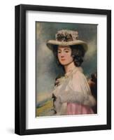 'Mrs. Davies Davenport', 1782-1784-George Romney-Framed Giclee Print