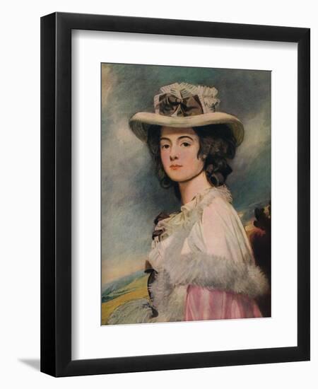 'Mrs. Davies Davenport', 1782-1784-George Romney-Framed Giclee Print