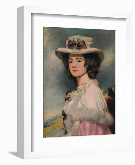 'Mrs. Davies Davenport', 1782-1784-George Romney-Framed Giclee Print