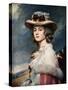 Mrs Davies Davenport, 1782-1784-George Romney-Stretched Canvas