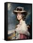 Mrs Davies Davenport, 1782-1784-George Romney-Framed Stretched Canvas