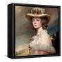 Mrs. Davies Davenport. Dated: 1782-1784. Dimensions: overall: 76.5 x 64 cm (30 1/8 x 25 3/16 in....-George Romney-Framed Stretched Canvas