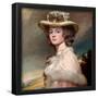 Mrs. Davies Davenport. Dated: 1782-1784. Dimensions: overall: 76.5 x 64 cm (30 1/8 x 25 3/16 in....-George Romney-Framed Poster