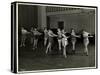 Mrs. Dean and Eight Dancing Girls in the Gymnasium of the New York Association for the Blind, 111…-Byron Company-Stretched Canvas
