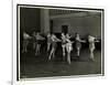 Mrs. Dean and Eight Dancing Girls in the Gymnasium of the New York Association for the Blind, 111…-Byron Company-Framed Giclee Print