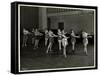 Mrs. Dean and Eight Dancing Girls in the Gymnasium of the New York Association for the Blind, 111…-Byron Company-Framed Stretched Canvas