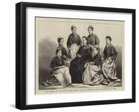 Mrs Deebles, of the Army Nursing Service, and Her Assistants, Recently Despatched to Natal-null-Framed Giclee Print