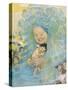 Mrs Doasyouwouldbedoneby, Illustration for 'The Water Babies' by Reverend Charles Kingsley-Jessie Willcox-Smith-Stretched Canvas