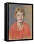 Mrs Doris Page, 2003 (Pastel)-Anthea Durose-Framed Stretched Canvas