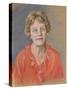 Mrs Doris Page, 2003 (Pastel)-Anthea Durose-Stretched Canvas