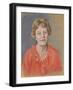 Mrs Doris Page, 2003 (Pastel)-Anthea Durose-Framed Giclee Print