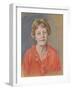 Mrs Doris Page, 2003 (Pastel)-Anthea Durose-Framed Giclee Print