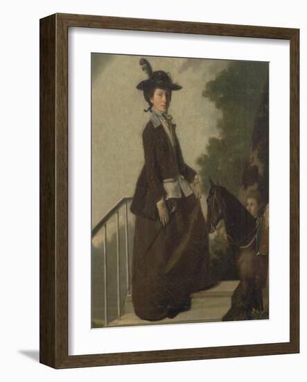 Mrs. Edward Bridgeman-Henry Walton-Framed Giclee Print