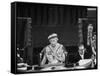 Mrs. Eleanor Roosevelt Speaking at the National Democratic Convention-null-Framed Stretched Canvas