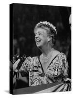Mrs. Eleanor Roosevelt Speaking at the National Democratic Convention-null-Stretched Canvas