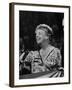 Mrs. Eleanor Roosevelt Speaking at the National Democratic Convention-null-Framed Premium Photographic Print