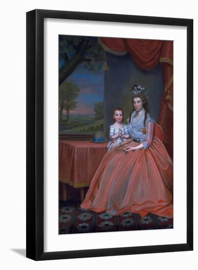 Mrs. Elijah Boardman and Her Son, William Whiting Boardman, C.1796-Ralph Earl-Framed Giclee Print