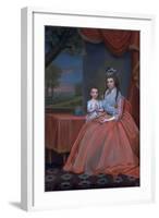 Mrs. Elijah Boardman and Her Son, William Whiting Boardman, C.1796-Ralph Earl-Framed Giclee Print