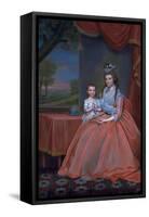 Mrs. Elijah Boardman and Her Son, William Whiting Boardman, C.1796-Ralph Earl-Framed Stretched Canvas