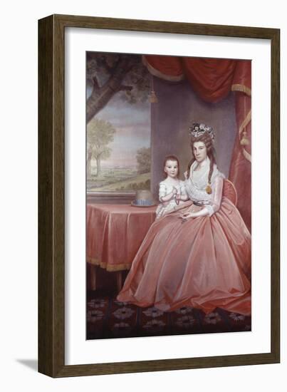 Mrs. Elijah Boardman and Her Son-Ralph EW Earl-Framed Giclee Print