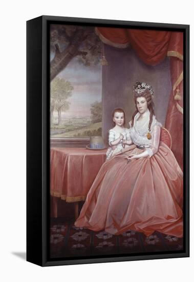 Mrs. Elijah Boardman and Her Son-Ralph EW Earl-Framed Stretched Canvas