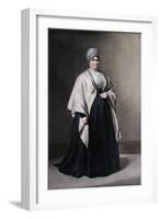 'Mrs. Elizabeth Fry (1780-1845)', c1843, (1912)-George Richmond-Framed Giclee Print