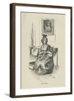 Mrs Ferrars, 1896-Hugh Thomson-Framed Giclee Print