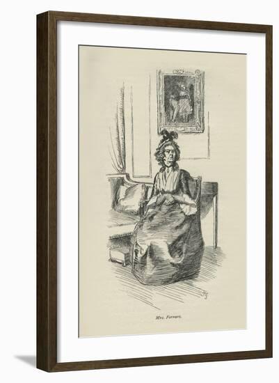 Mrs Ferrars, 1896-Hugh Thomson-Framed Giclee Print